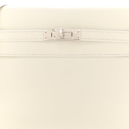 Hermes Evercolor Kelly Danse II Belt Bag White 8 of 11