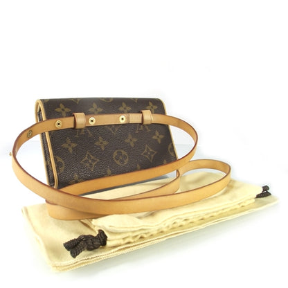 Louis Vuitton Monogram Pochette Florentine w Belt Strap 3 of 9