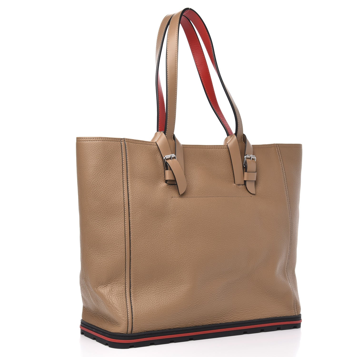 Christian Louboutin Grained Calfskin Kabiker Tote Nude 3 of 10