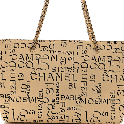 Chanel Canvas Coco Shopping Tote Beige 7 of 10