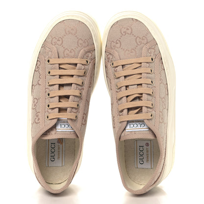Gucci GG Monogram Womens 1977 Tennis Platform 52mm Sneakers 39 Skin Rose 2 of 8
