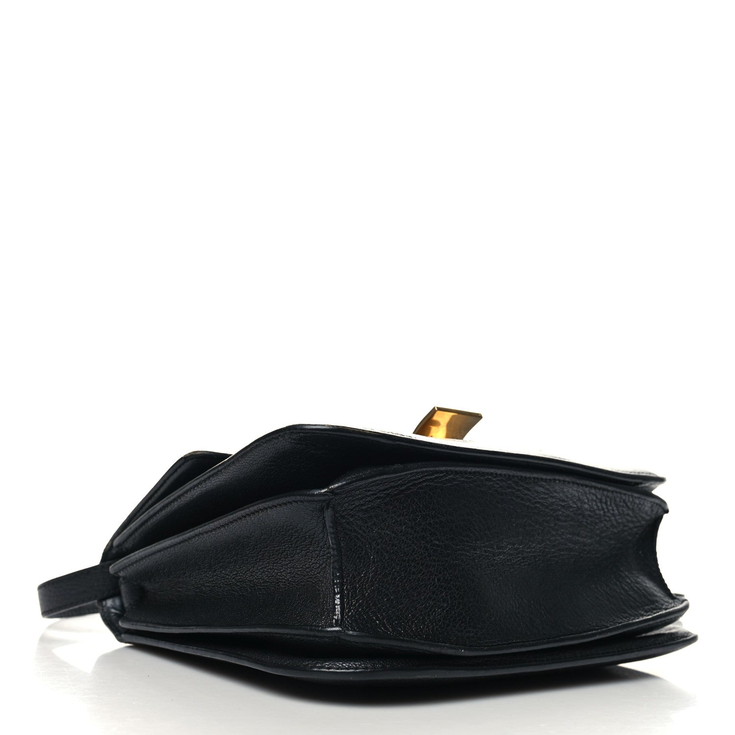 Celine Goatskin Medium Classic Box Flap Bag Black 4 of 15