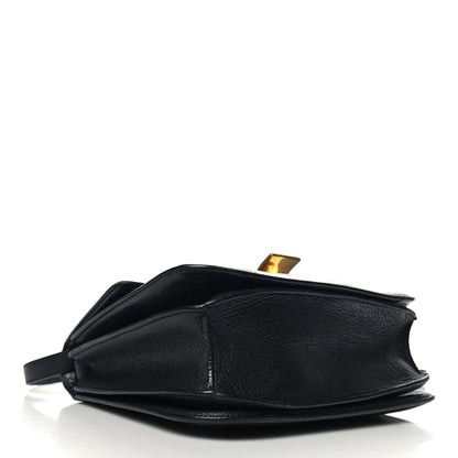 Celine Goatskin Medium Classic Box Flap Bag Black 4 of 15