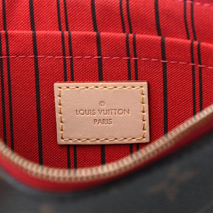 Louis Vuitton Monogram Neverfull MM GM Pochette Cherry 6 of 8