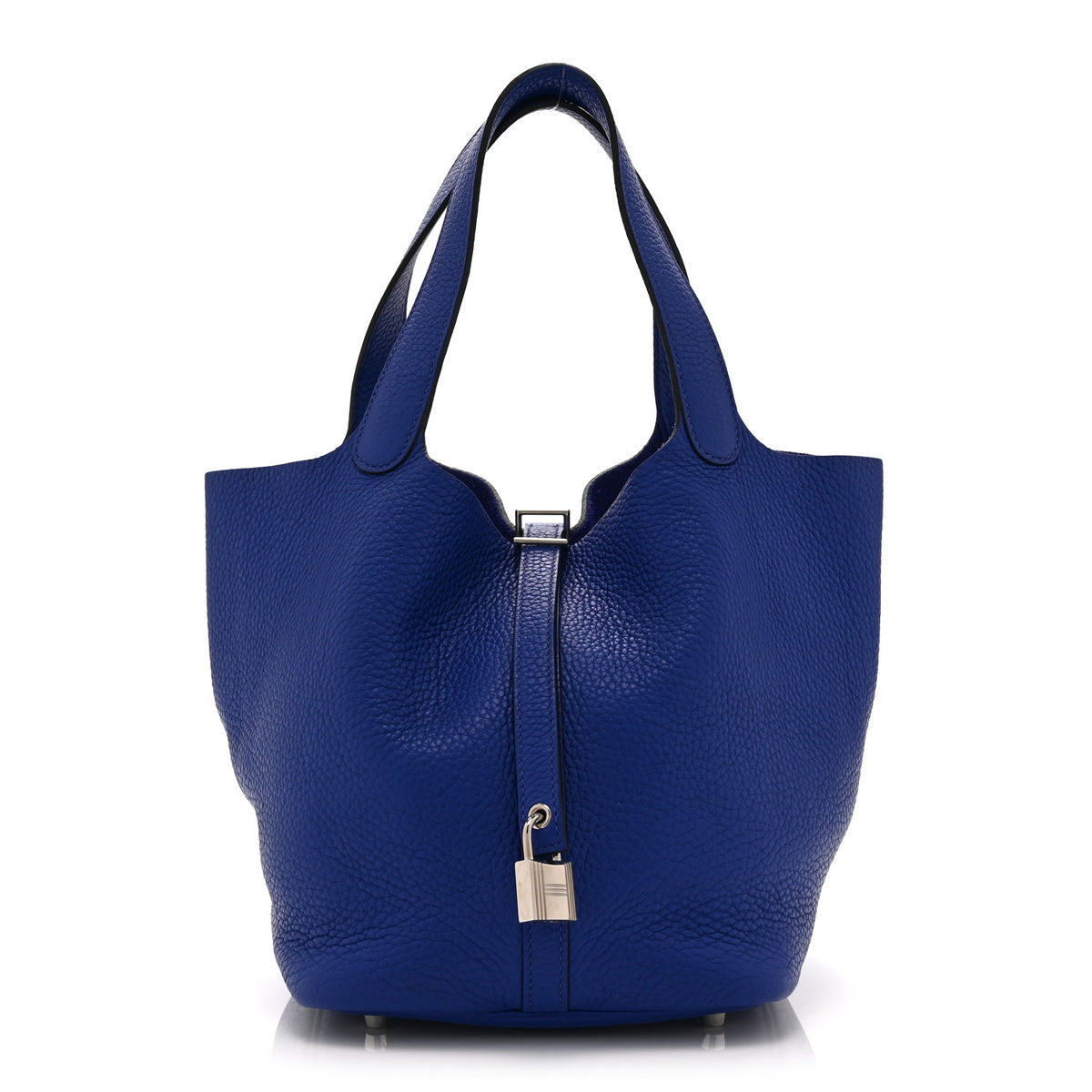 Taurillon Clemence Picotin Lock 22 MM Bleu Electrique