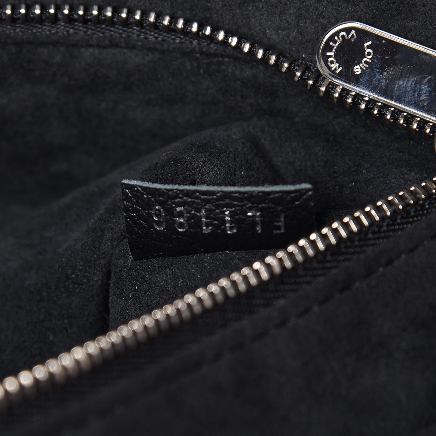 Louis Vuitton Calfskin Lockme Cabas Black 7 of 7