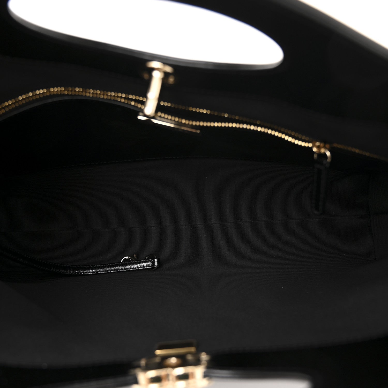 Chanel Shiny Lambskin Quilted 31 Shopping Bag Black 9 of 23
