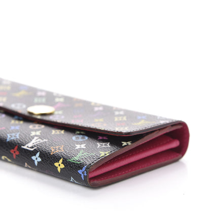 Louis Vuitton Monogram Multicolor Sarah Wallet Black Grenade 12 of 13