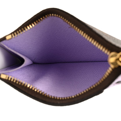Louis Vuitton Monogram Zipped Romy Card Holder Bubble Tea 5 of 6