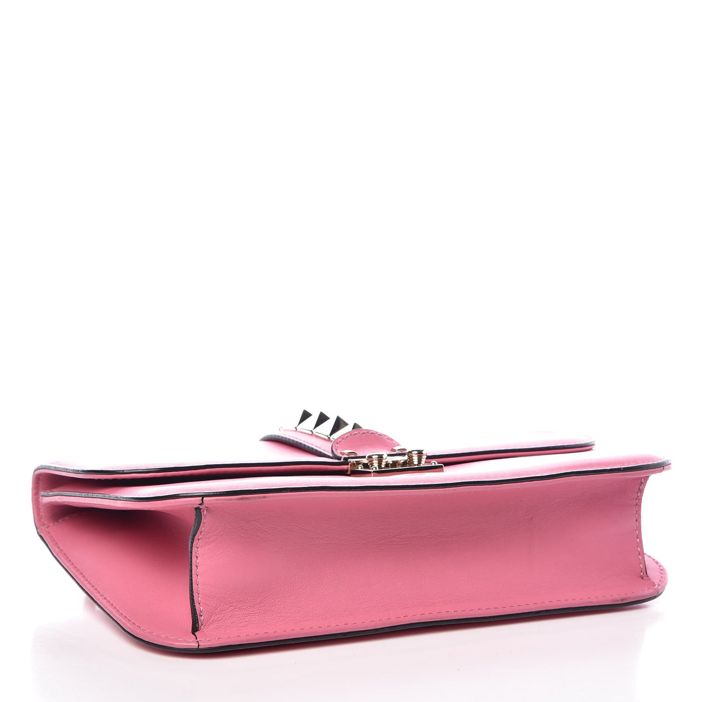 Vitello Medium Glam Lock Rockstud Flap Ninphea