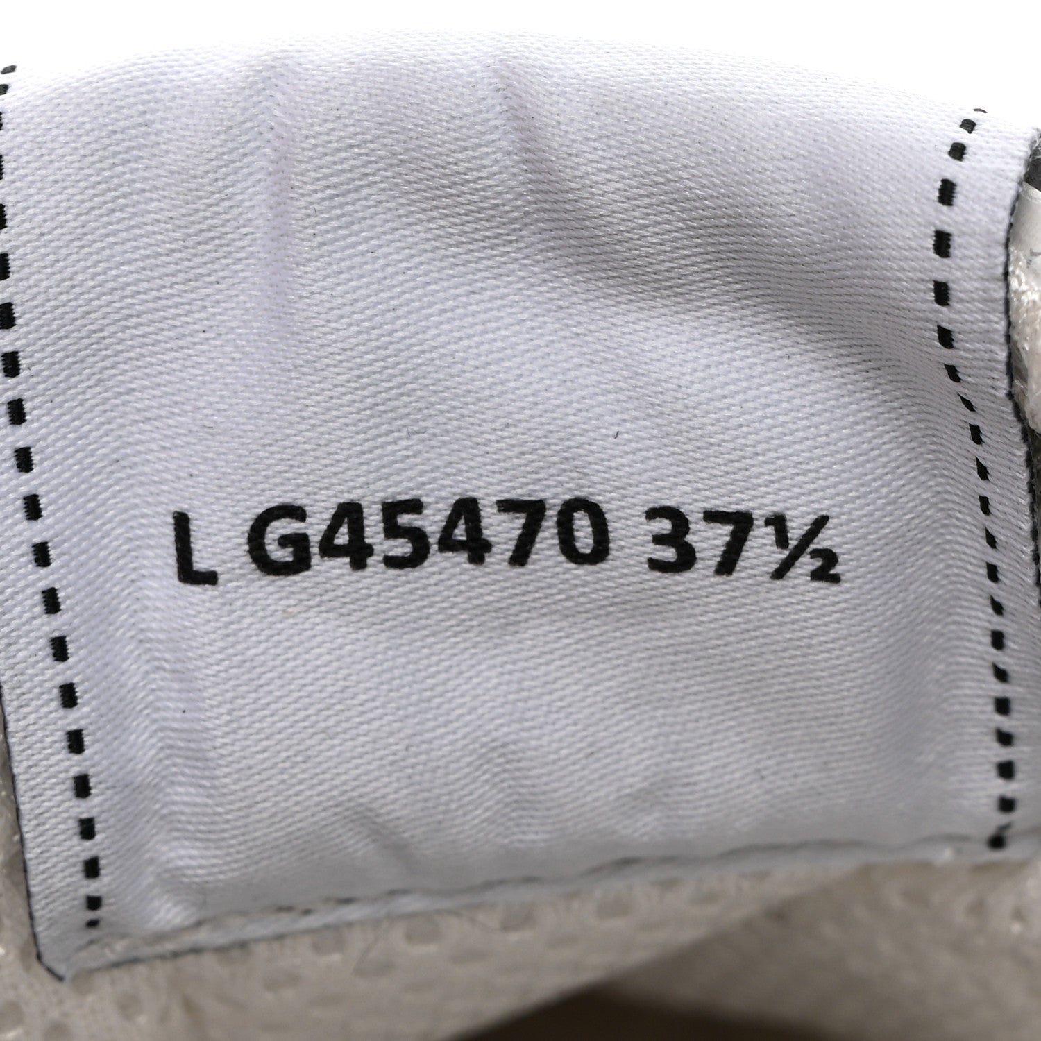 Chanel Calfskin Suede Calfskin Logo Womens Sneakers 37.5 White Dark Green 9 of 10