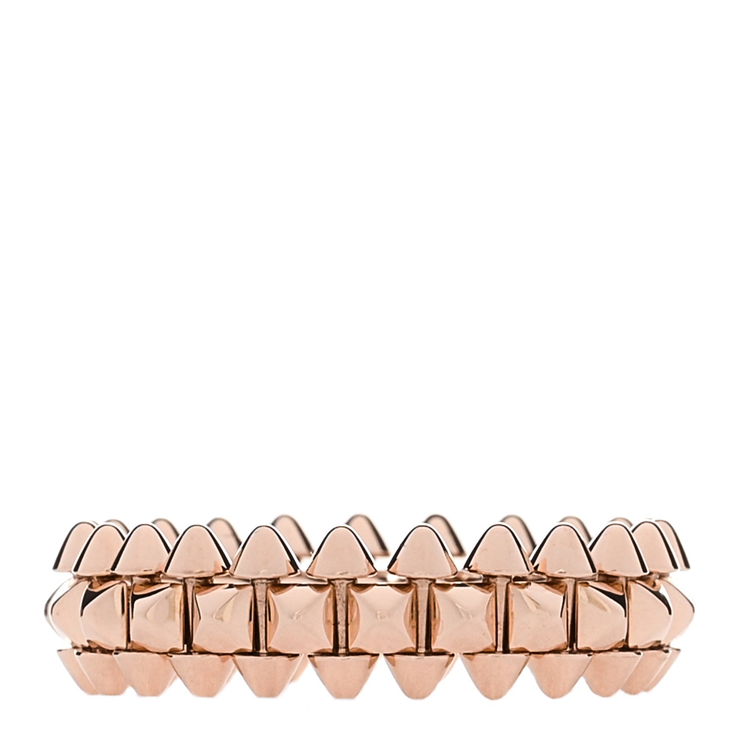 Cartier 18K Pink Gold SM Clash De Cartier Ring 55 7.25 1 of 5
