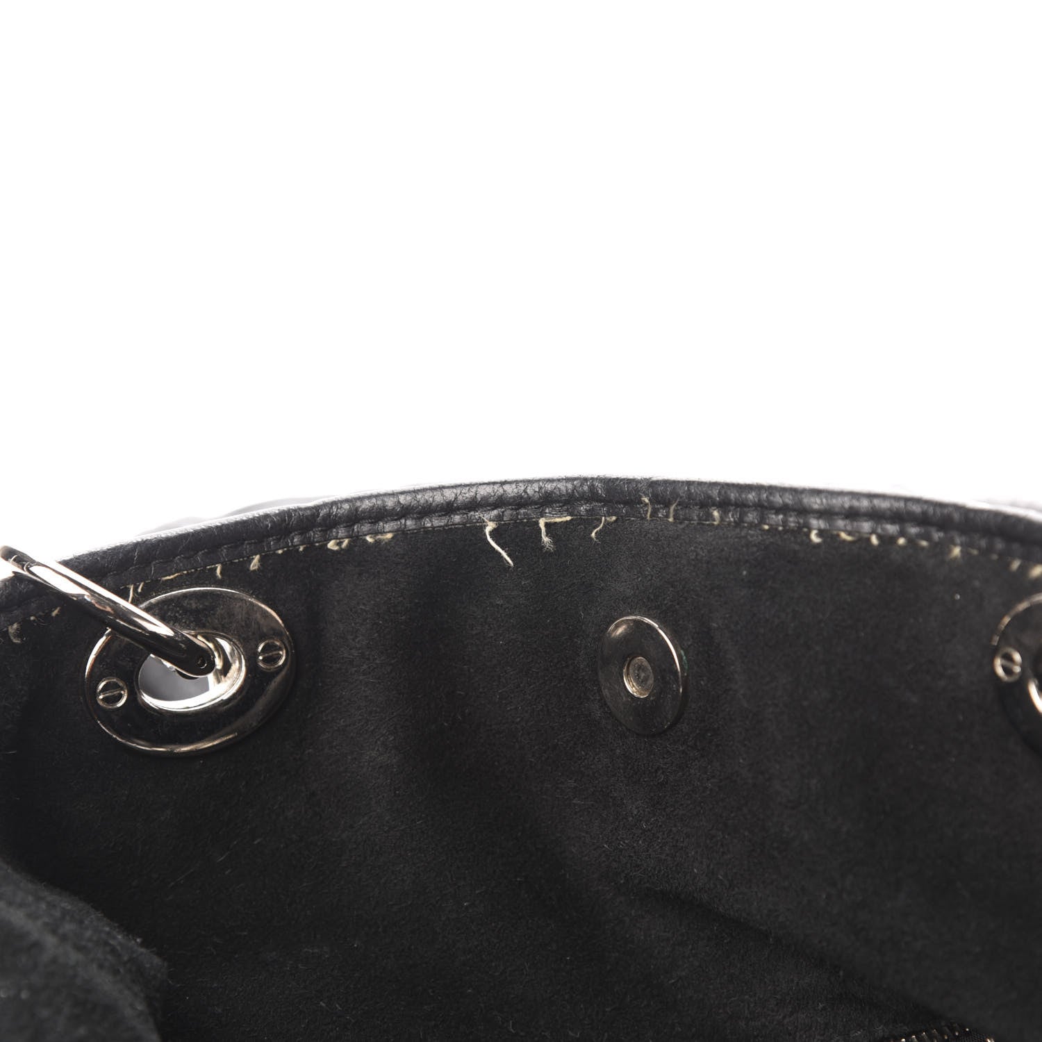 Christian Dior Lambskin Cannage Shopper Tote Black 8 of 14