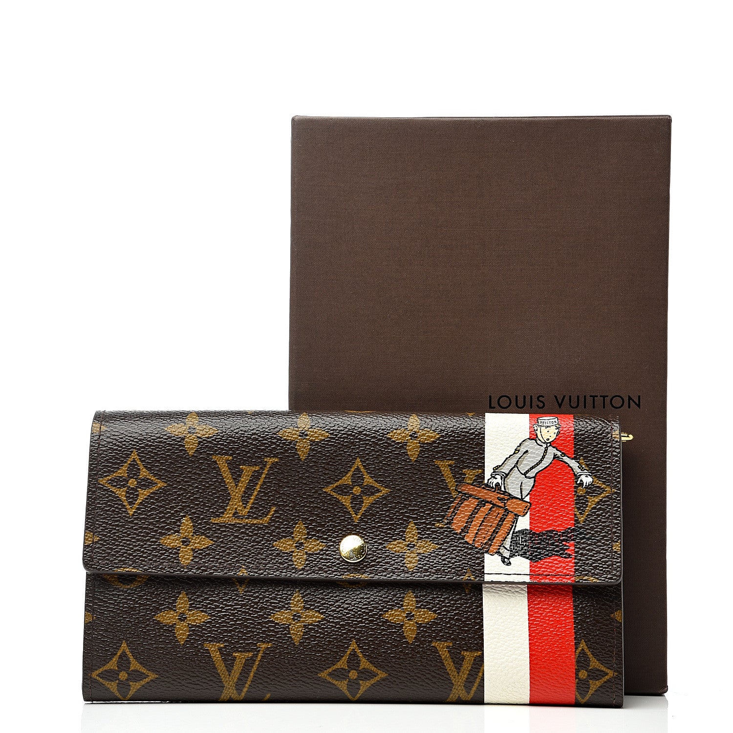 Louis Vuitton Monogram Groom Sarah Wallet 7 of 7