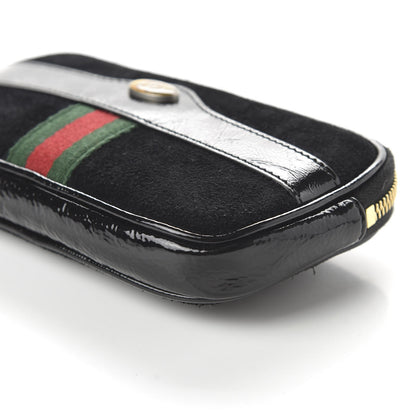 Gucci Suede Patent Ophidia Belted iPhone Case 85 34 Black 7 of 9