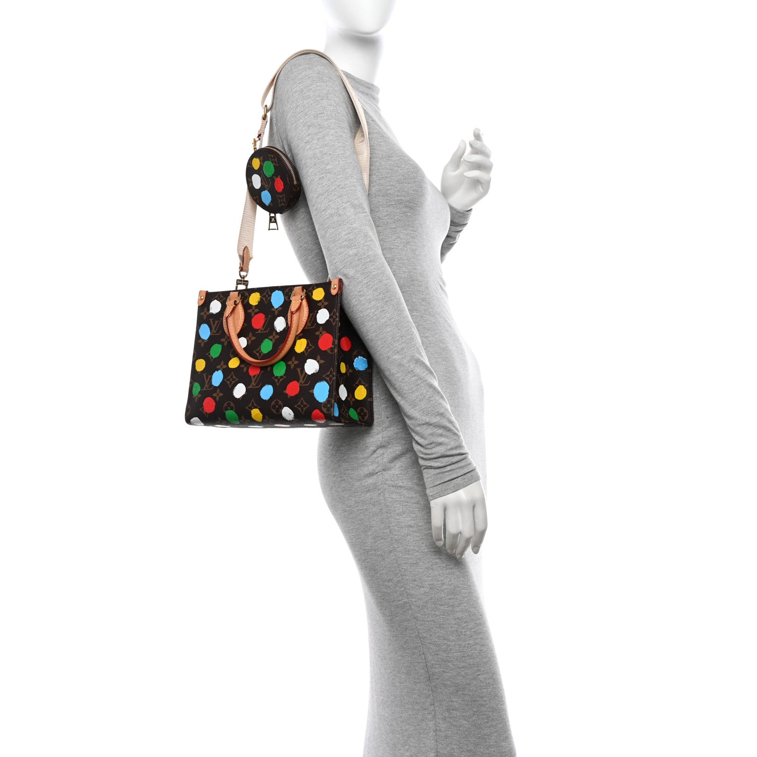 Louis Vuitton LV X YK Monogram Dots Onthego PM Multicolor 2 of 10