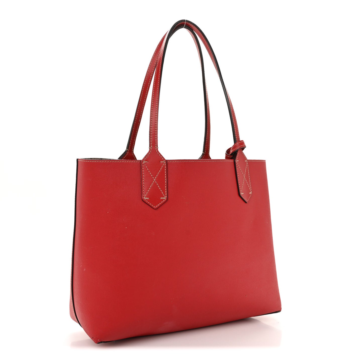 GG Supreme Monogram Small Reversible Tote Beige Red