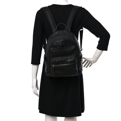 MCM Calfskin Ottomar Small Stark Backpack Black 2 of 11