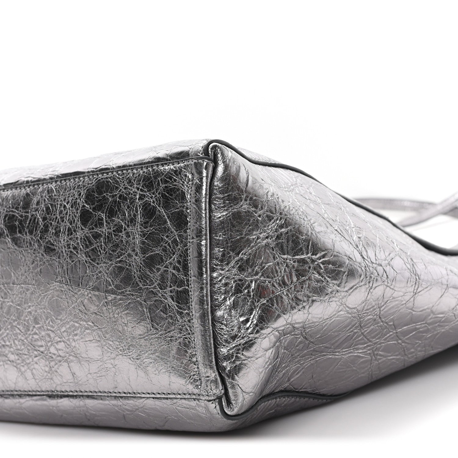 Givenchy Metallic Calfskin Medium Voyou Bag Silver 9 of 10