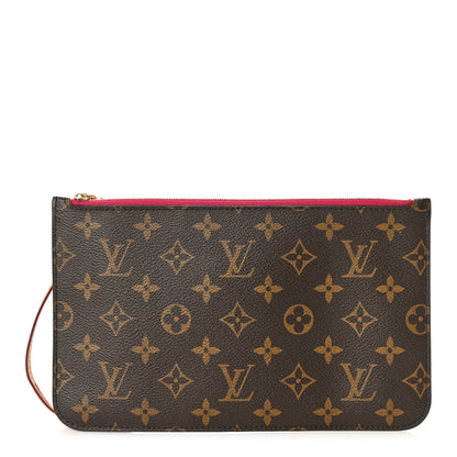 Louis Vuitton Monogram Neverfull MM GM Pochette Pivoine 1 of 9