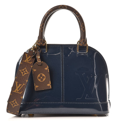 Louis Vuitton Patent Monogram Alma BB Marine 1 of 6