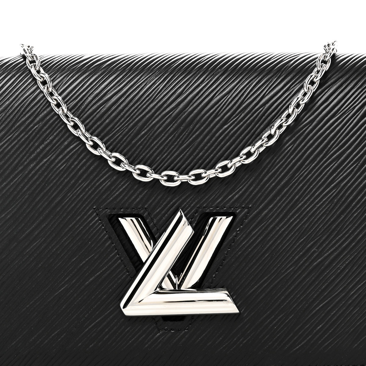 Louis Vuitton Epi Twist Belt Chain Wallet Black 7 of 9