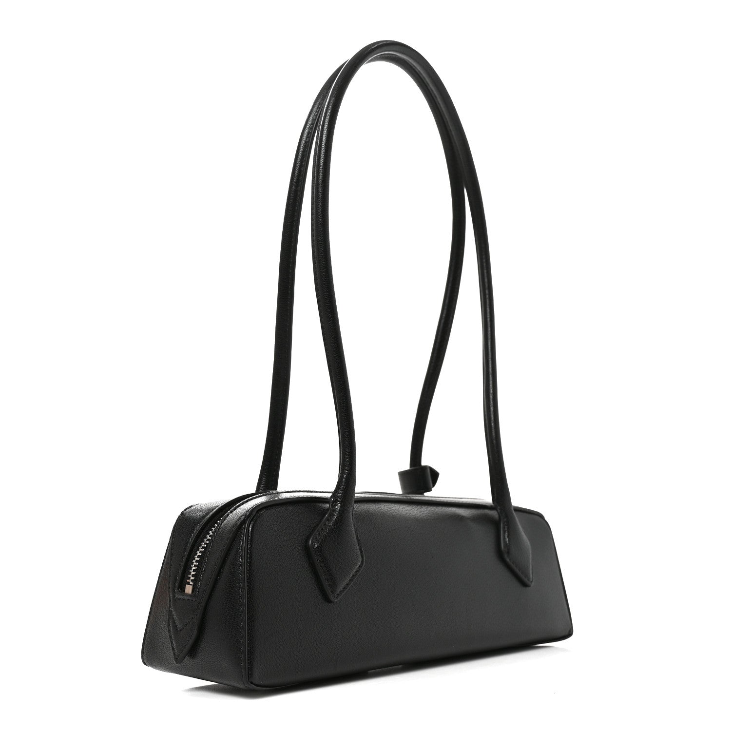 Alaia Shiny Goatskin Small Le Teckel Bag Black 3 of 9