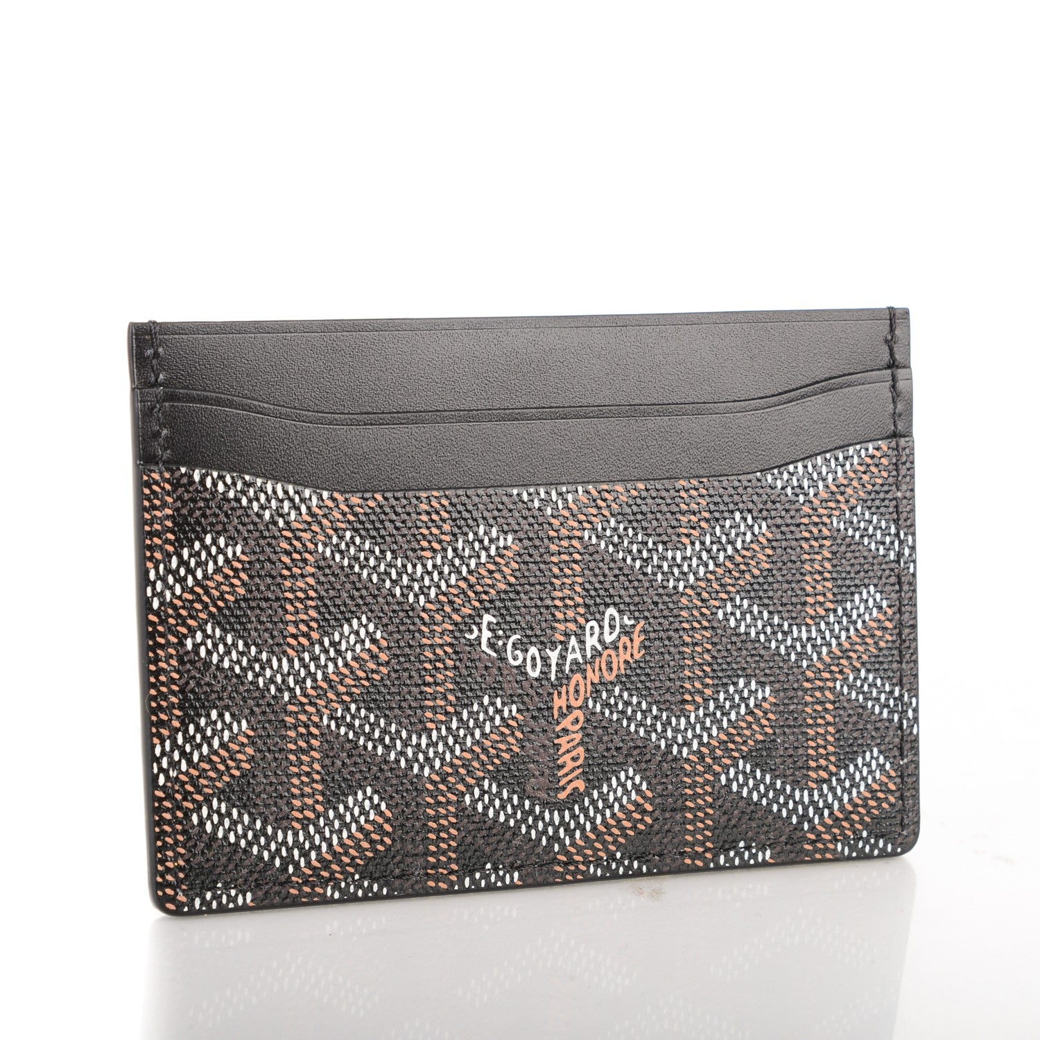 Goyard Goyardine Saint Sulpice Card Holder Black 3 of 7