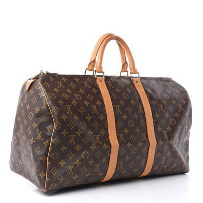 Louis Vuitton Monogram Keepall 50 3 of 13