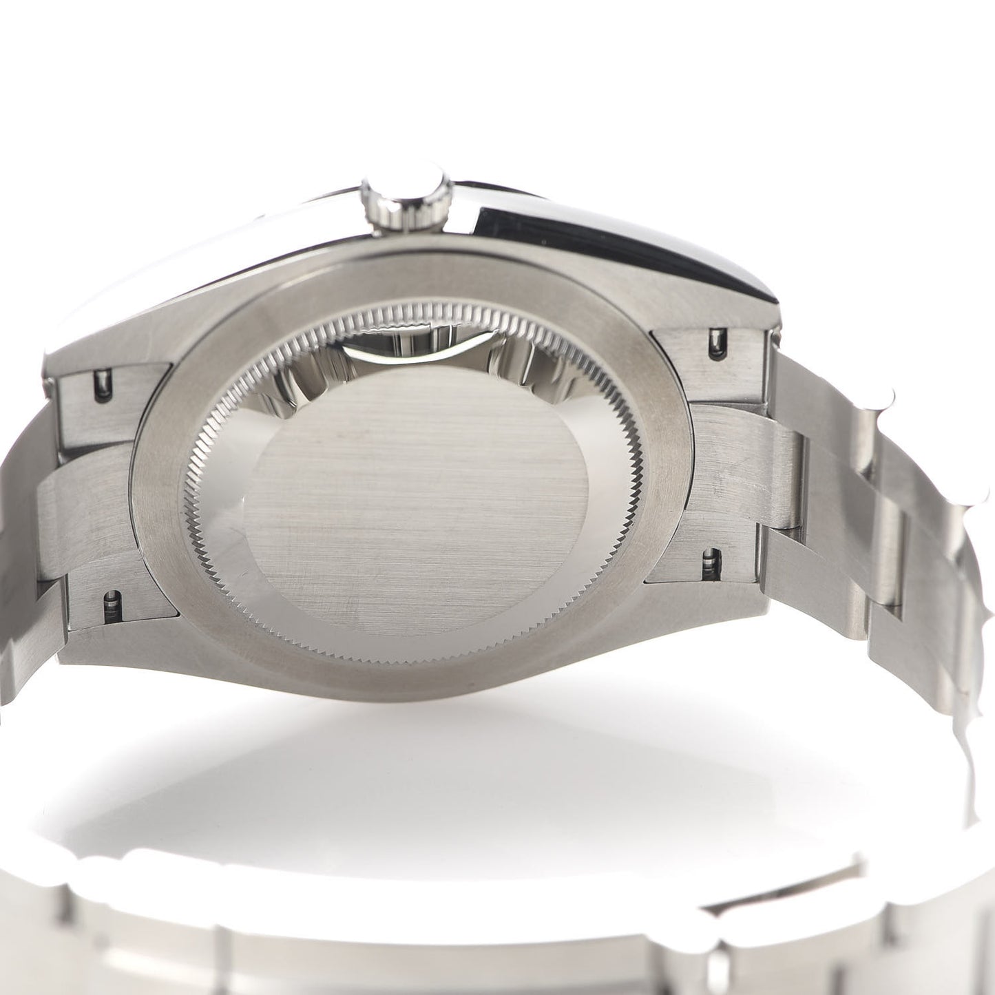 Stainless Steel 41mm Oyster Perpetual Watch Bright Black 124300