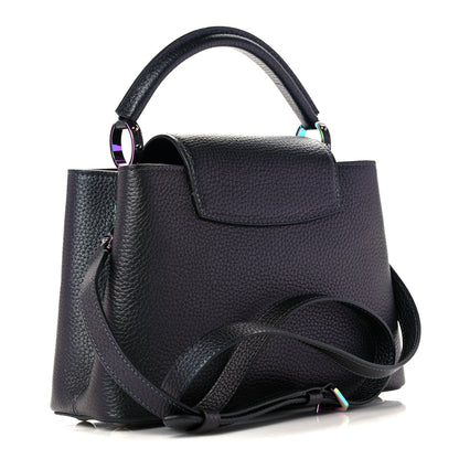 Louis Vuitton Taurillon Capucines BB Scarabeo Iridescent Black 2 of 8