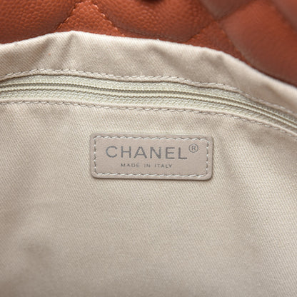 Chanel Caviar Quilted Timeless CC Soft Tote Light Red 8 of 9