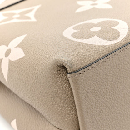 Louis Vuitton Empreinte Monogram Giant Madeleine MM Dove Grey Beige 13 of 15
