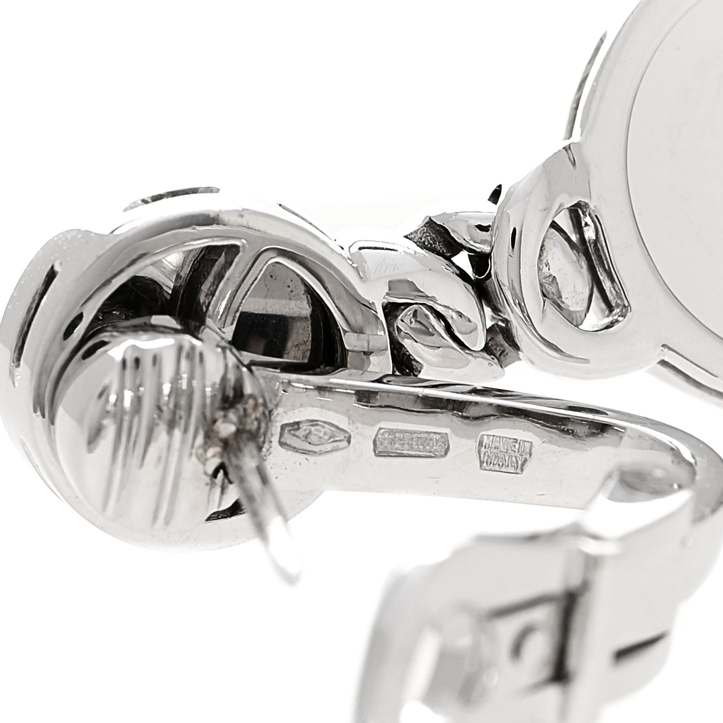 18K White Gold Black Onyx BVLGARI BVLGARI Drop Earrings