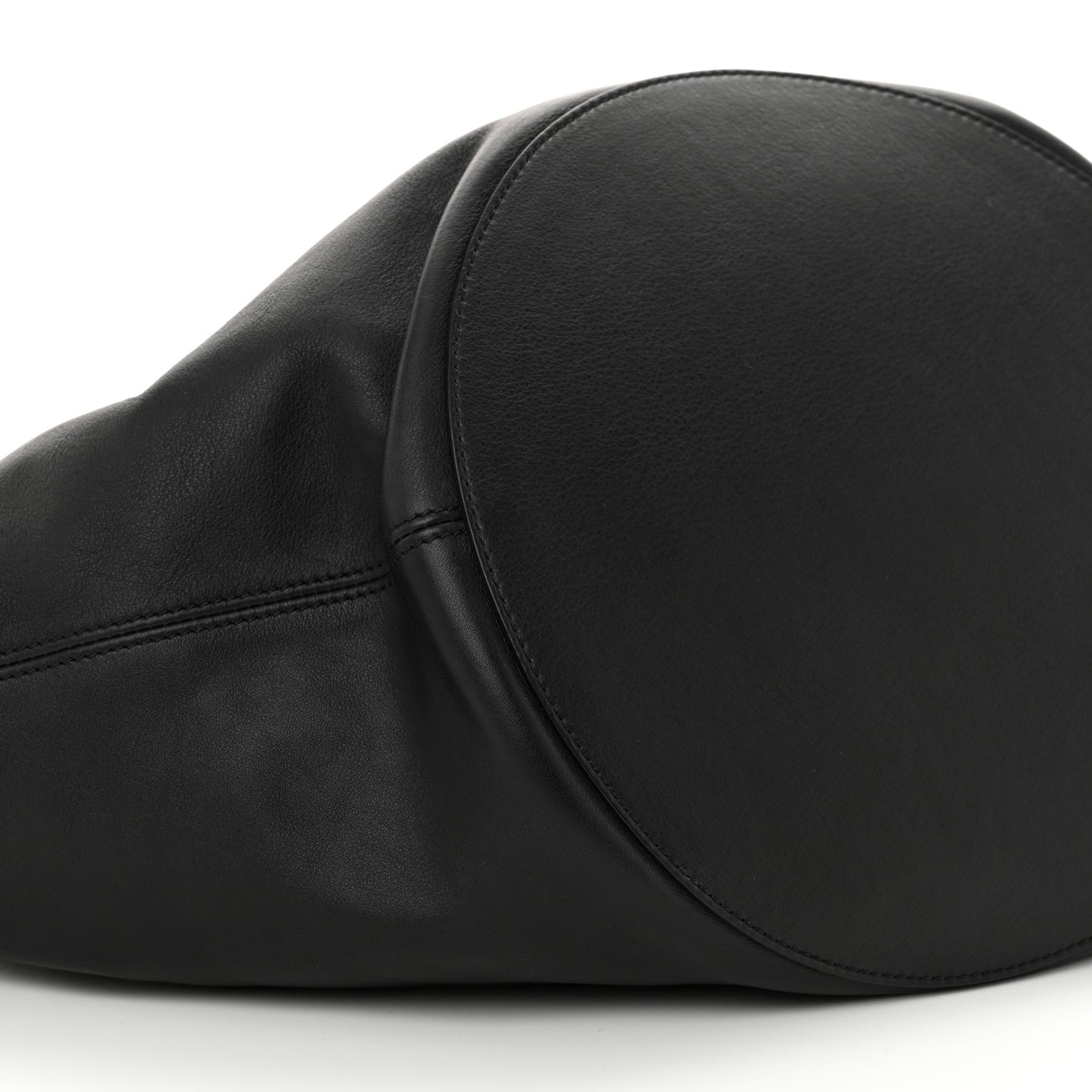 Calfskin Medium Lotus Tote Black