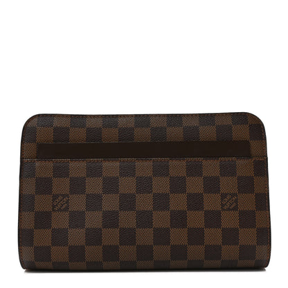 Louis Vuitton Damier Ebene Pochette Saint Louis Clutch 1 of 9