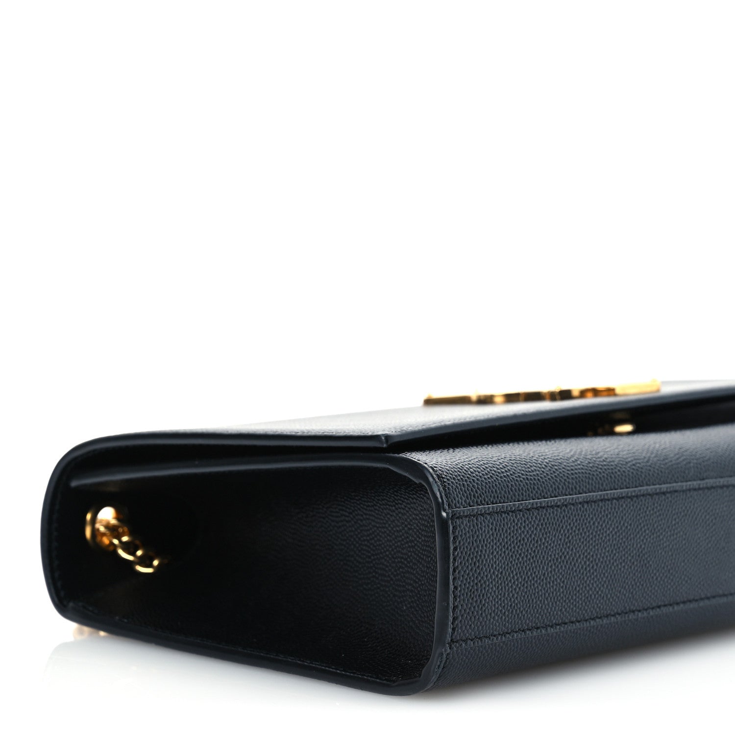 Saint Laurent Grain De Poudre Medium Classic Monogram Kate Satchel Black 9 of 11