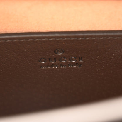 Gucci Textured Dollar Calfskin Web Mini Diana Tote Bag Black Dusty Grey 6 of 10