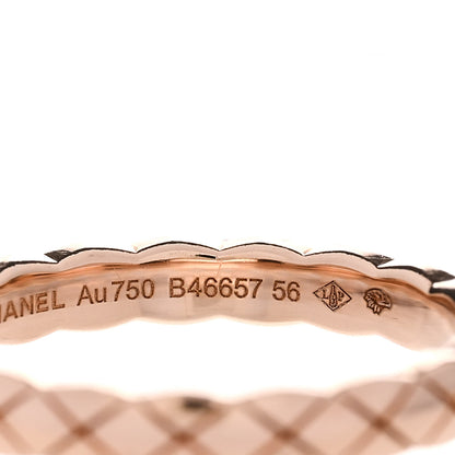 Chanel 18K Beige Gold Mini Coco Crush Ring 56 7.5 5 of 7