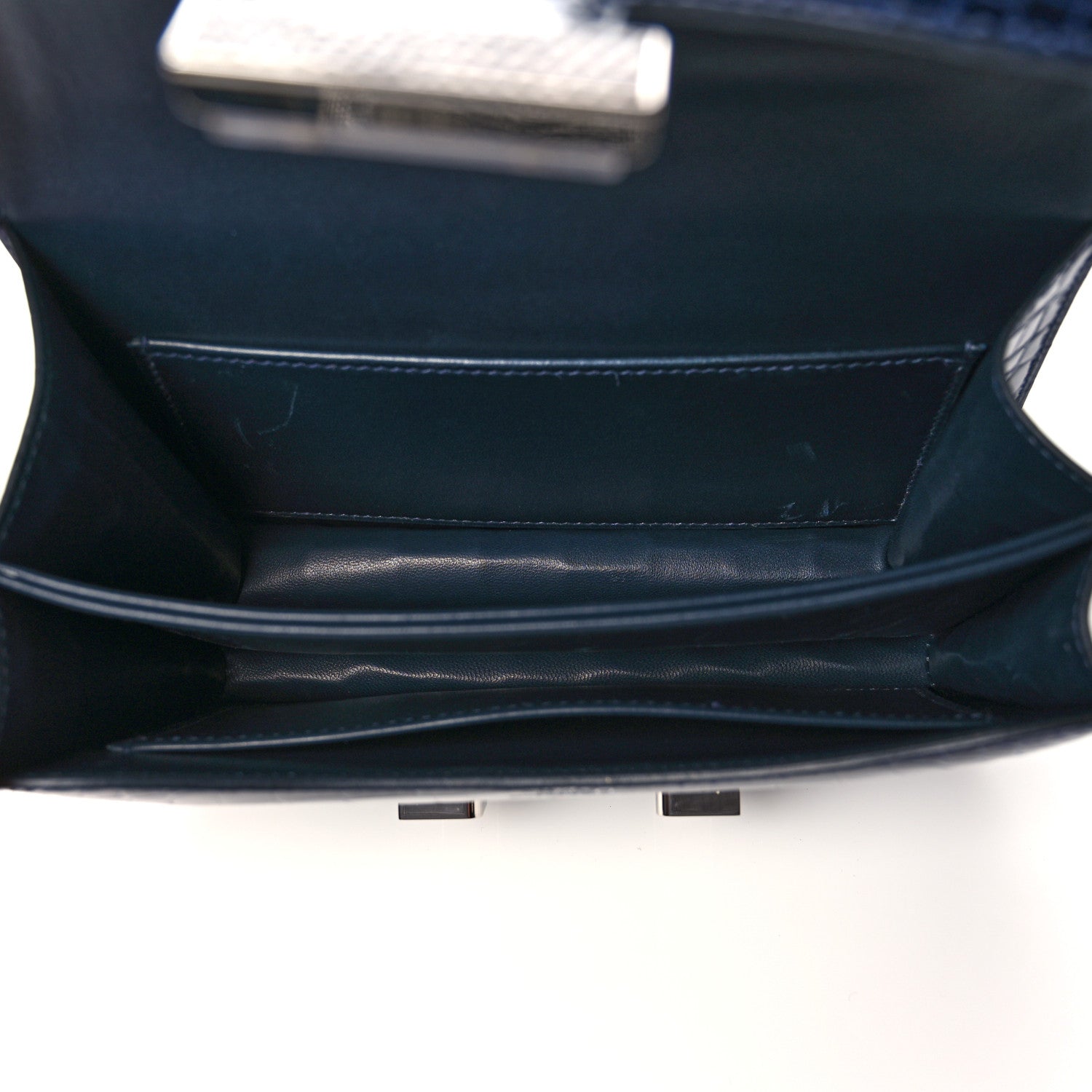 Hermes Shiny Alligator Lizard Constance 18 Bleu Marine Ombre 5 of 13