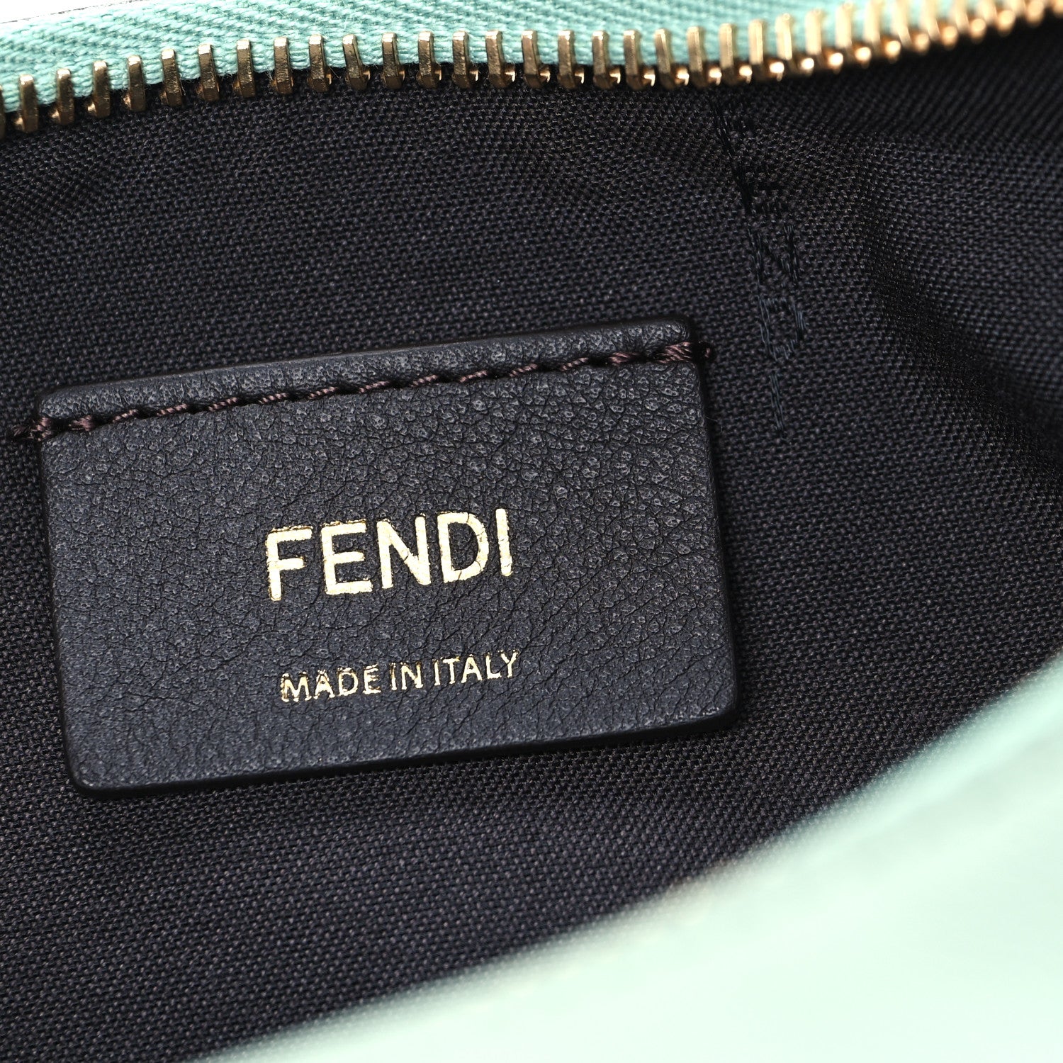 Fendi Vitello Grace Matte Small Fendigraphy Hobo Bag Menta 6 of 10