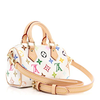 Louis Vuitton LV X TM Monogram Multicolor Nano Speedy White 3 of 9