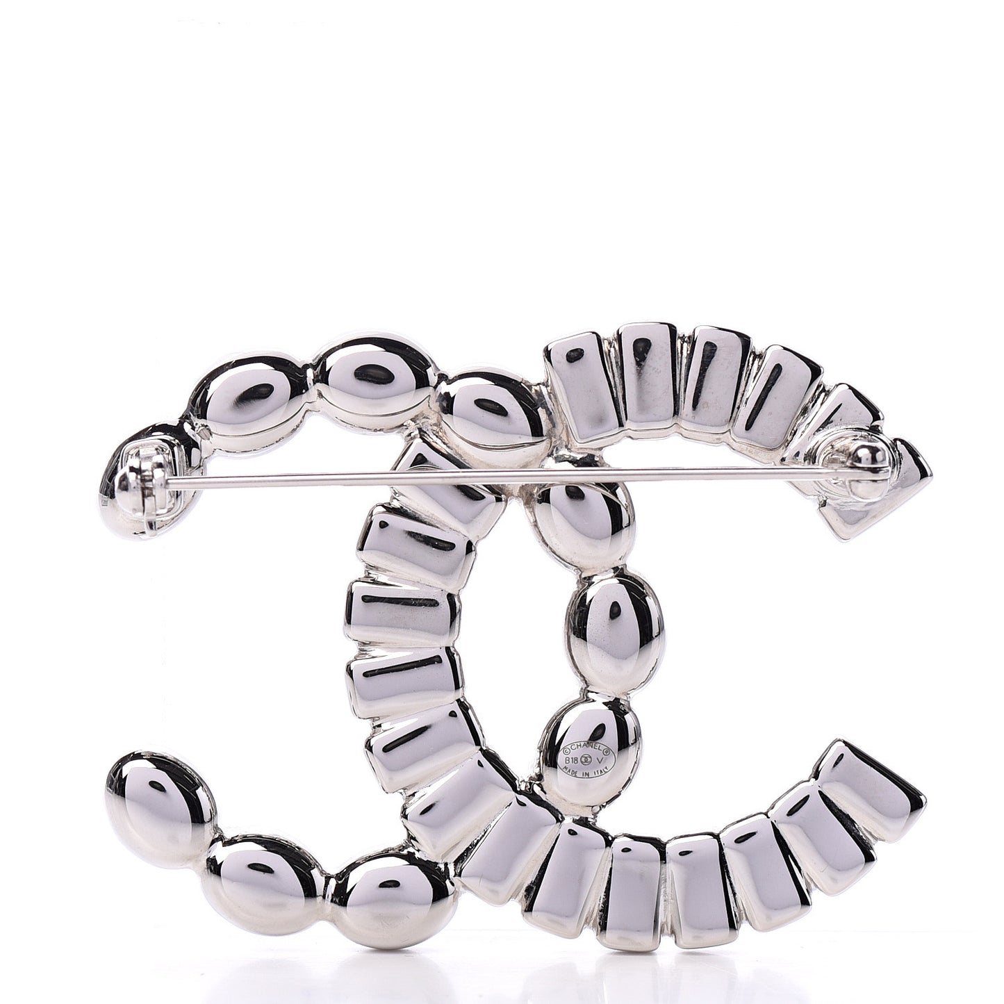 Ruthenium Crystal Baguette CC Brooch