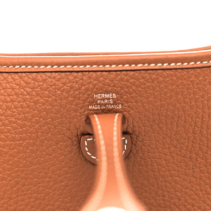 Hermes Taurillon Maurice Amazone Evelyne TPM Gold White 6 of 11
