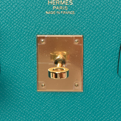 Hermes Epsom Birkin 30 Bleu Paon 19 of 32