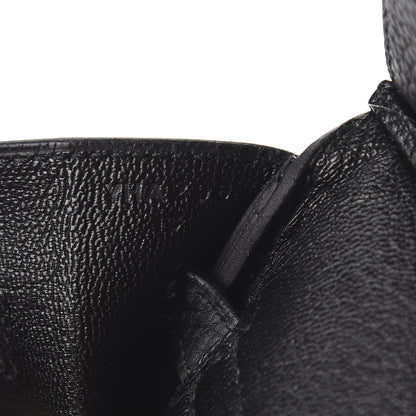 Hermes Togo Birkin 25 Black 8 of 12