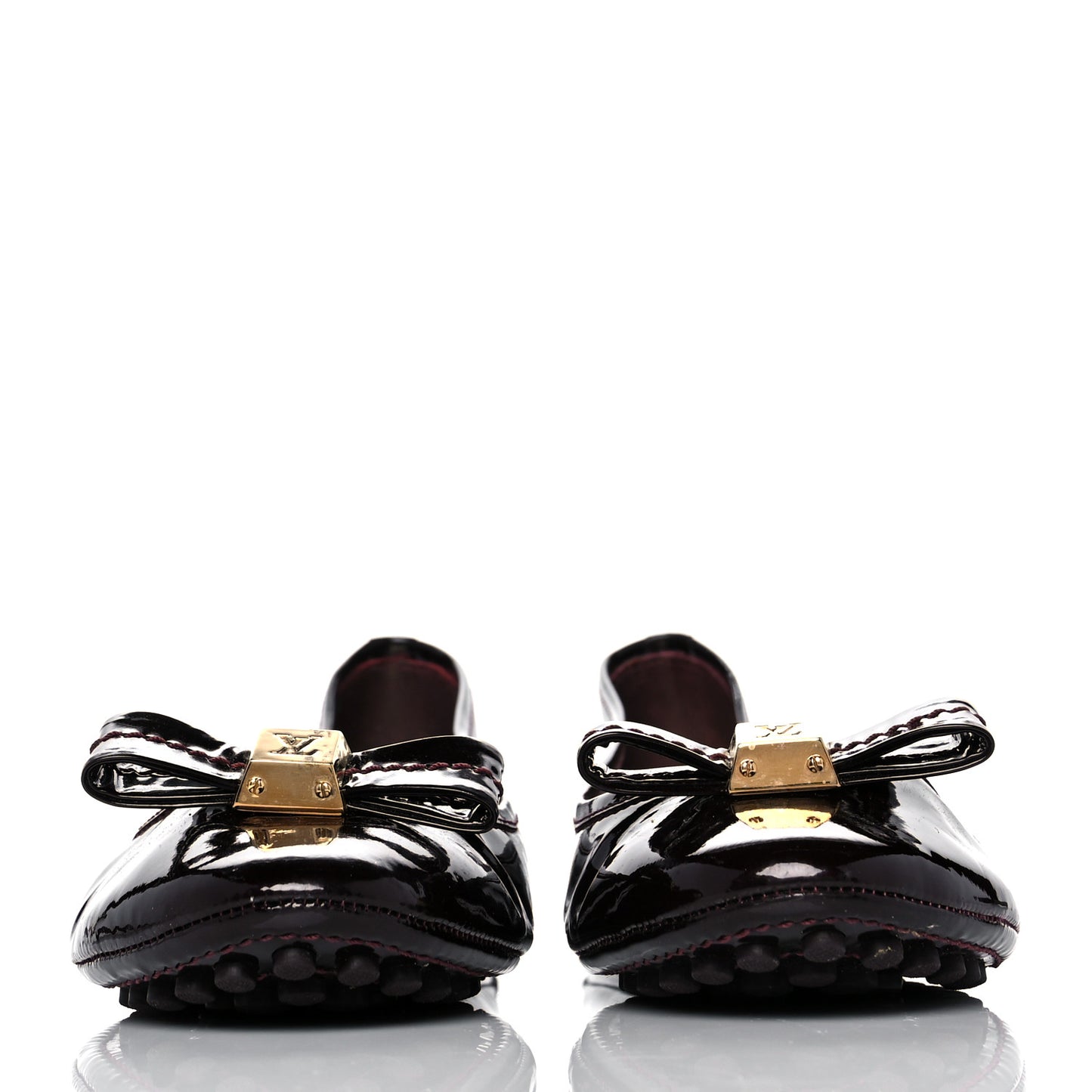 Patent Lovely Ballet Flats 37 Black
