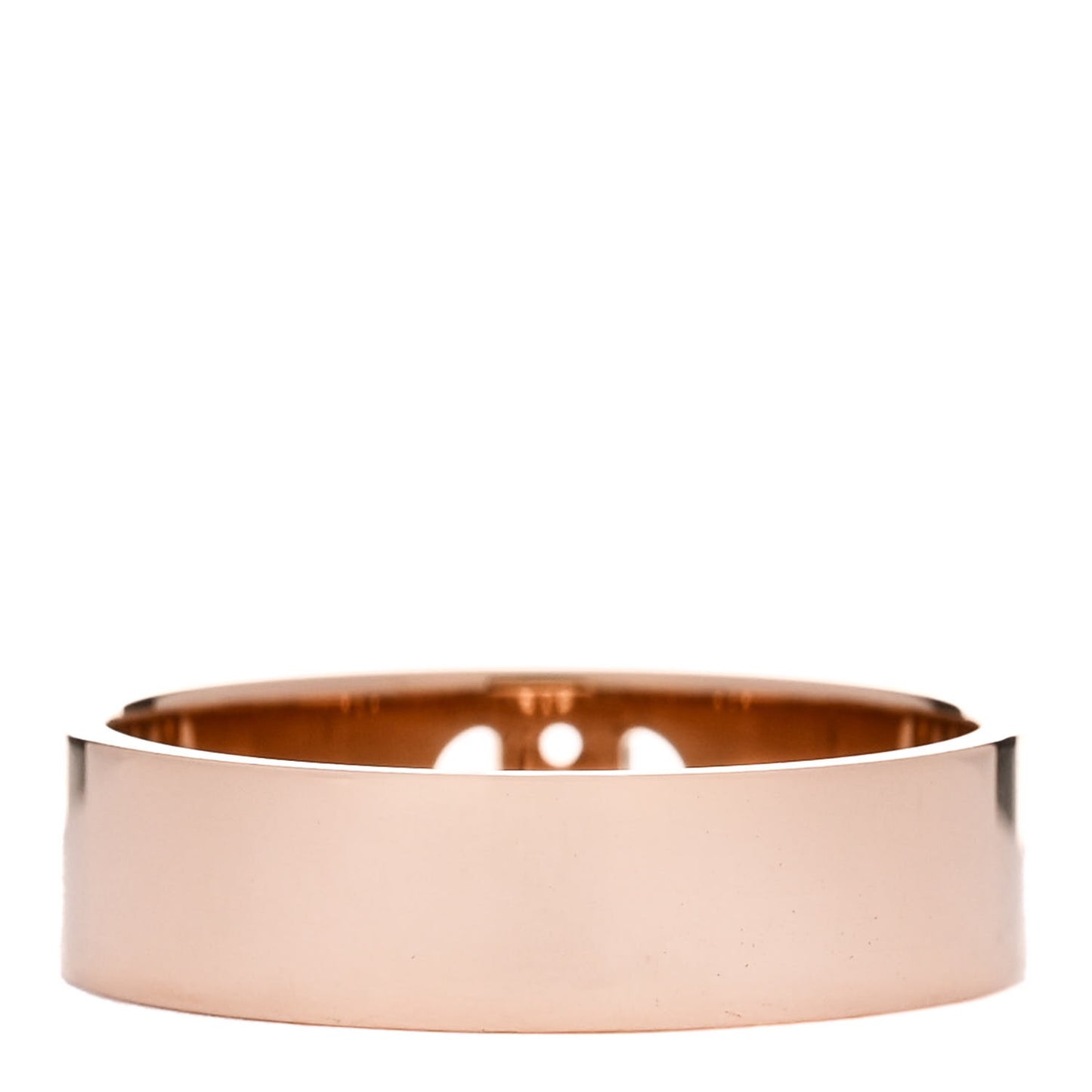18K Rose Gold Diamond PM H D'Ancre Ring 59 8.75