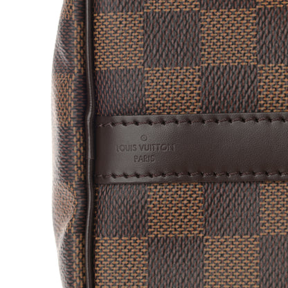 Louis Vuitton Damier Ebene Speedy Bandouliere 25 6 of 12
