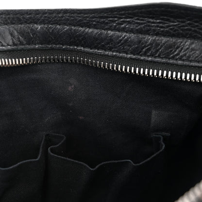 Balenciaga Agneau Classic Silver Hardware S City Logo Strap Black 12 of 13